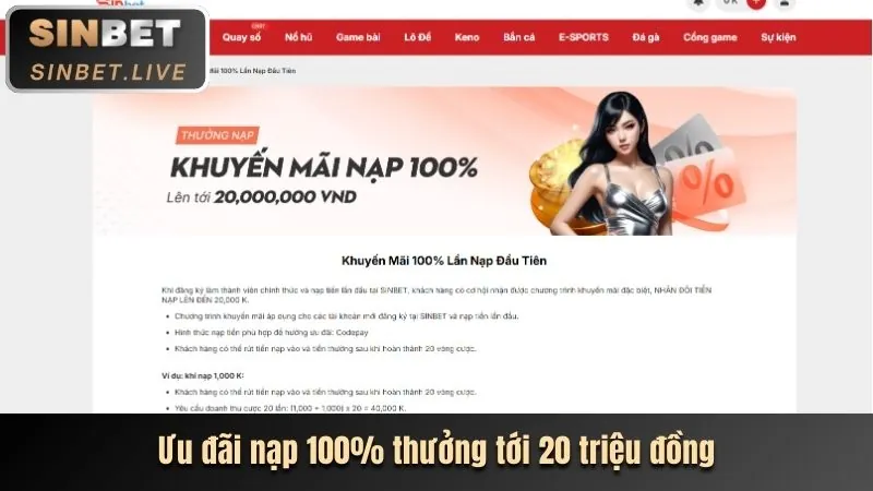 Thưởng nạp tiền độc quyền fun88 win